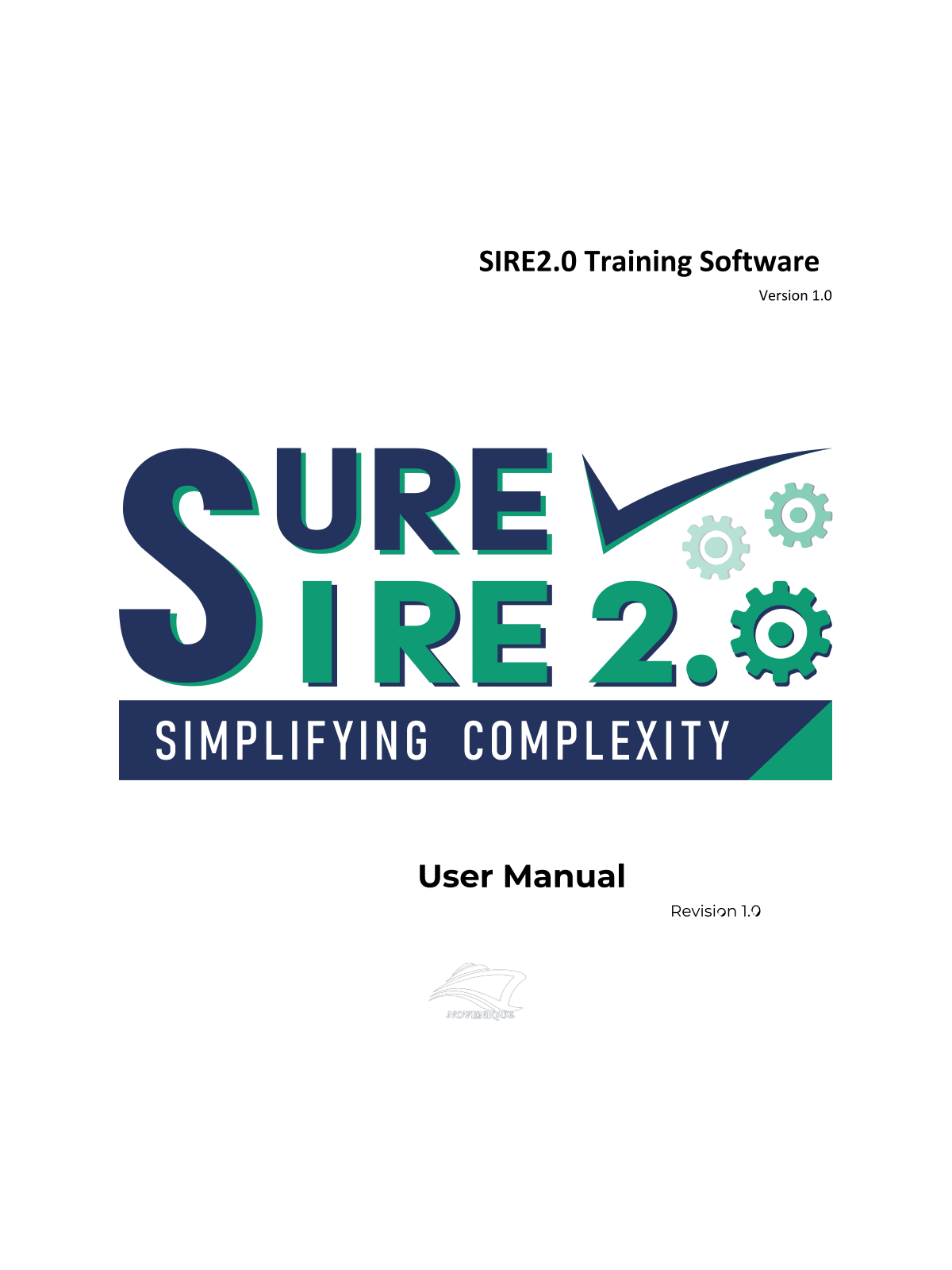 Cover of SureSIRE 2.0 user manual